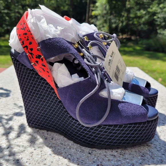 NWT Adidas OC New York wedge sz8 - Picture 2 of 7